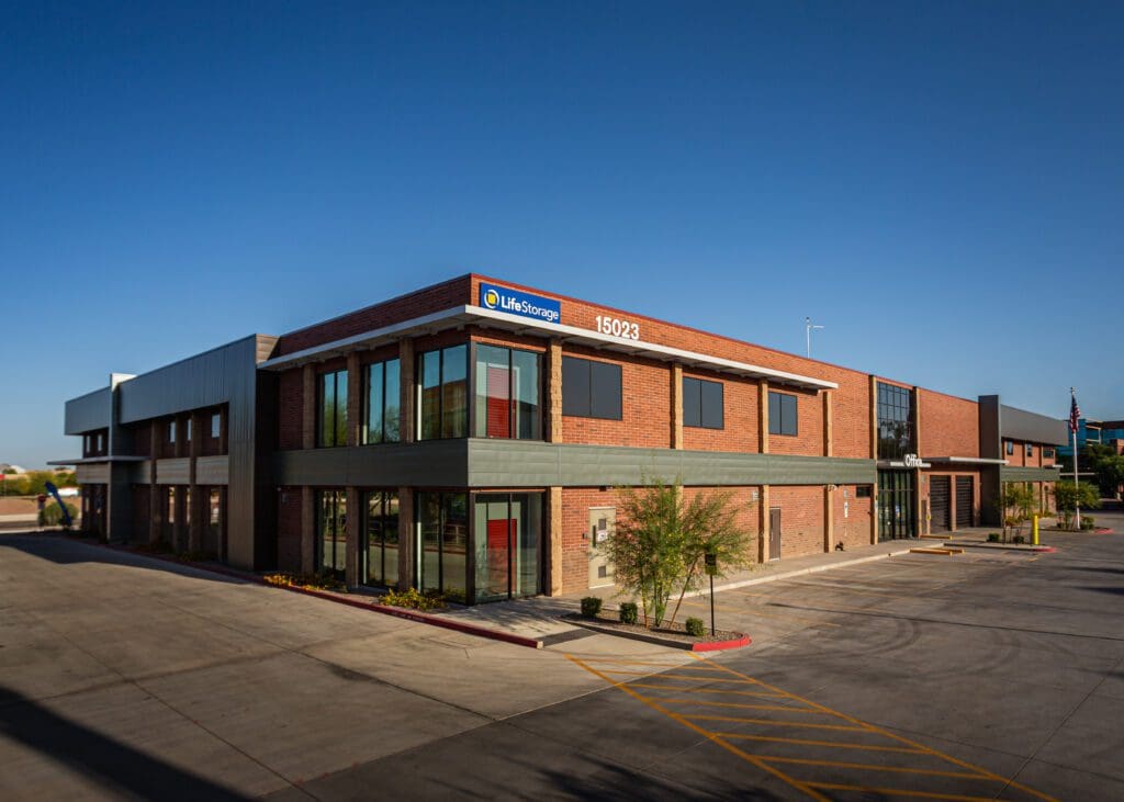 Photo of Exterior building at Raintree and Pima Self Storage