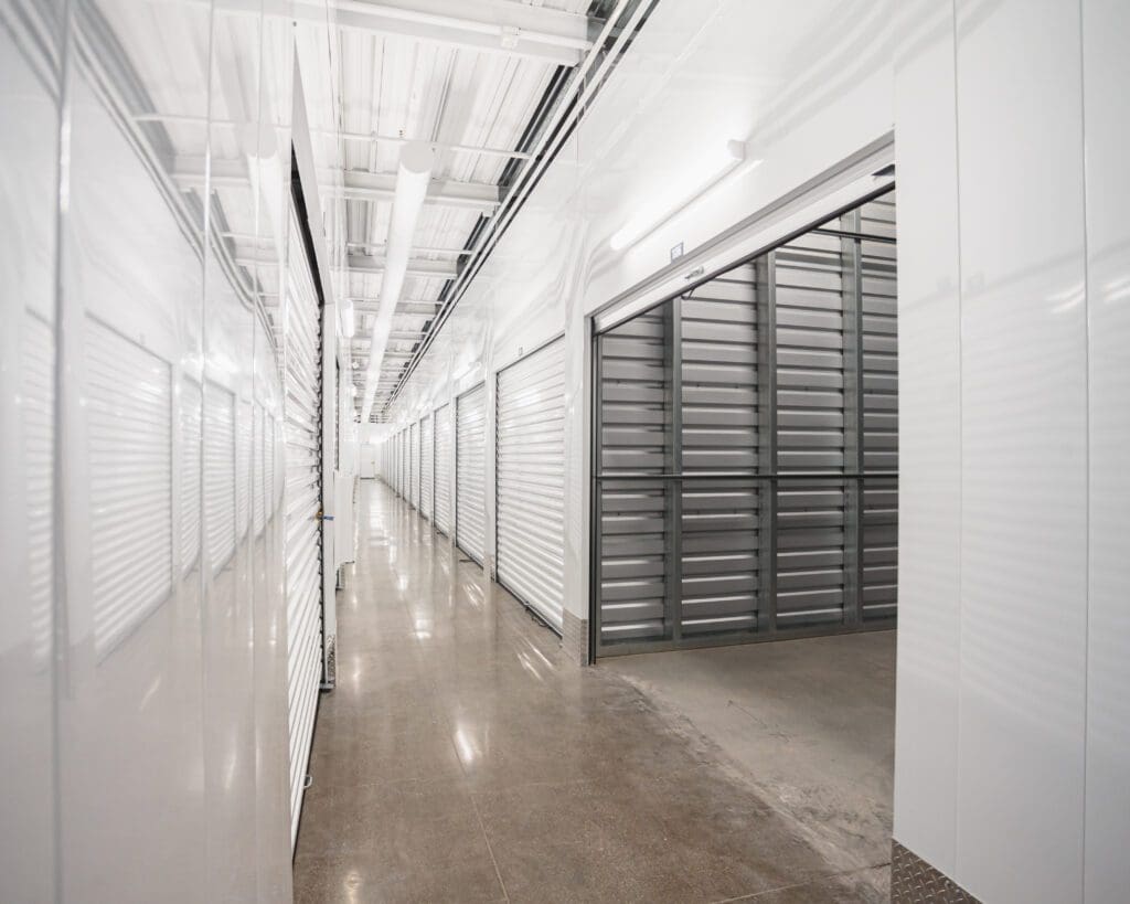 Photo of interior storage units at Raintree and Pima Self Storage