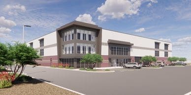 San Tan Self Storage Rendering of Building