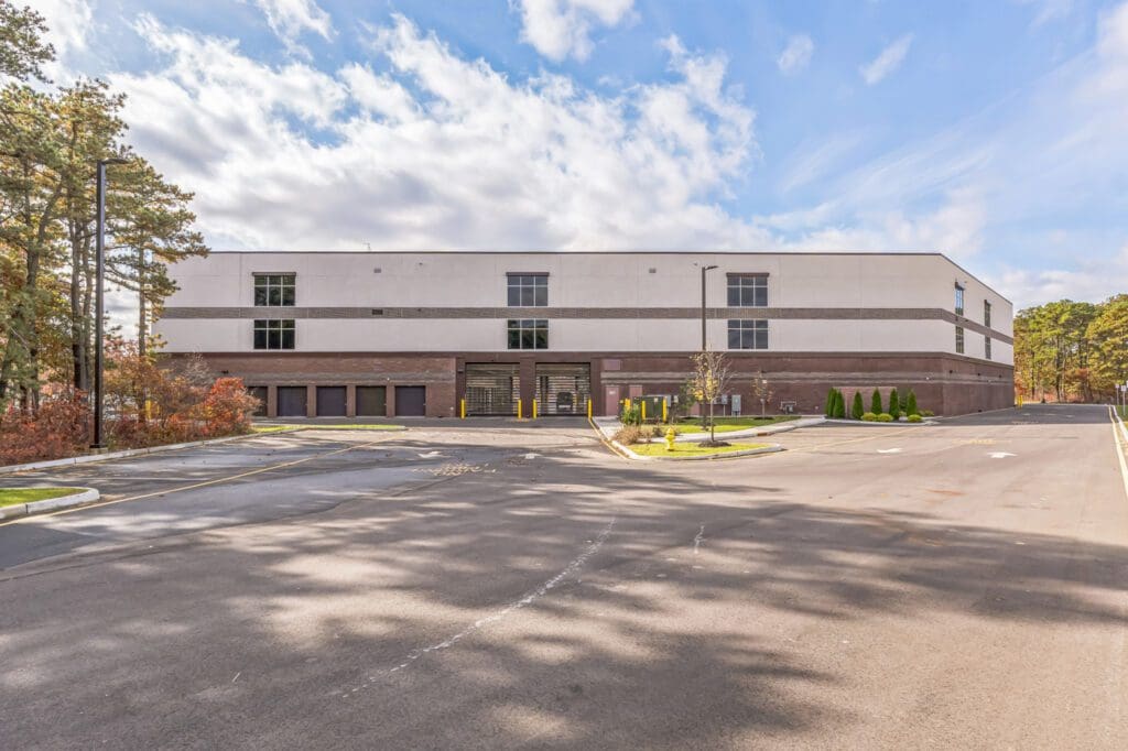 Toms River Self Storage multi-level building with brick accents and windows