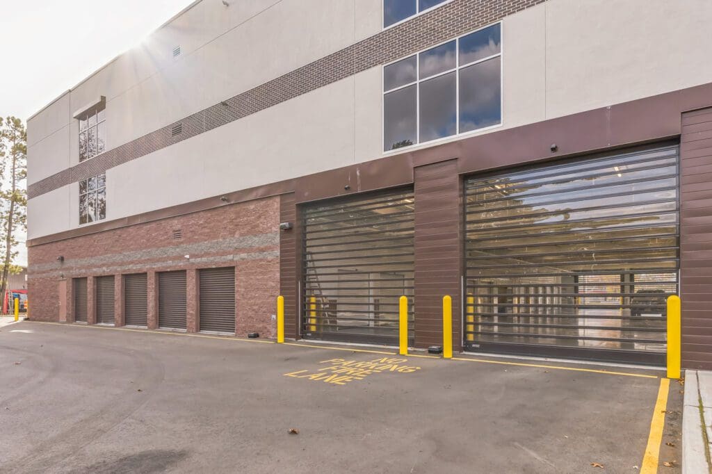 Toms River Self Storage large garage doors for interior loading zone