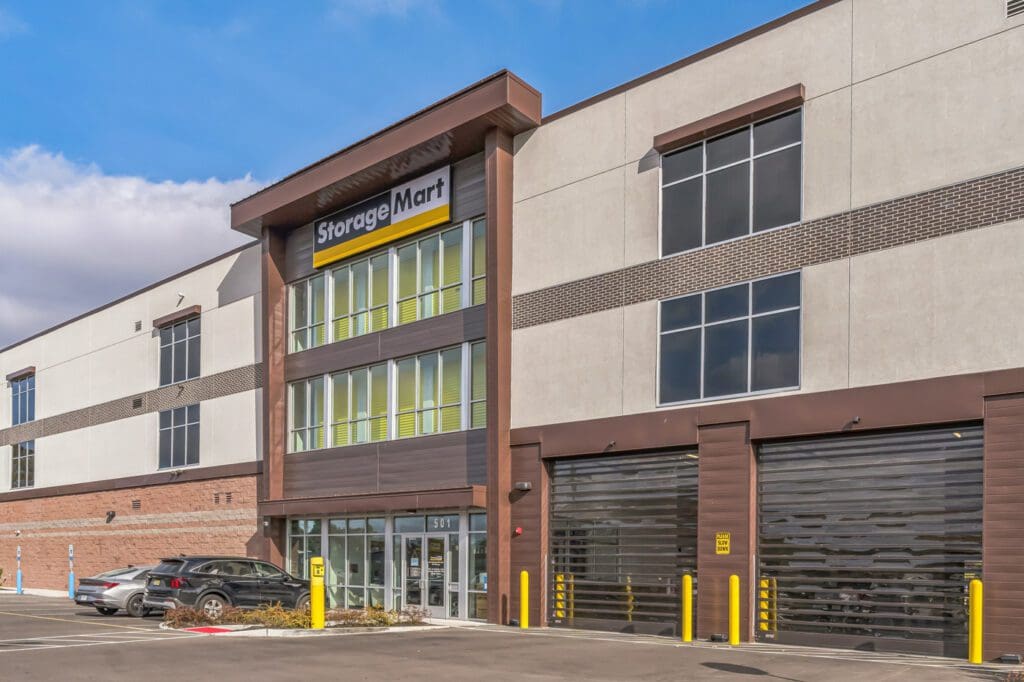 Toms River Self Storage multi-level building with brick accents and windows