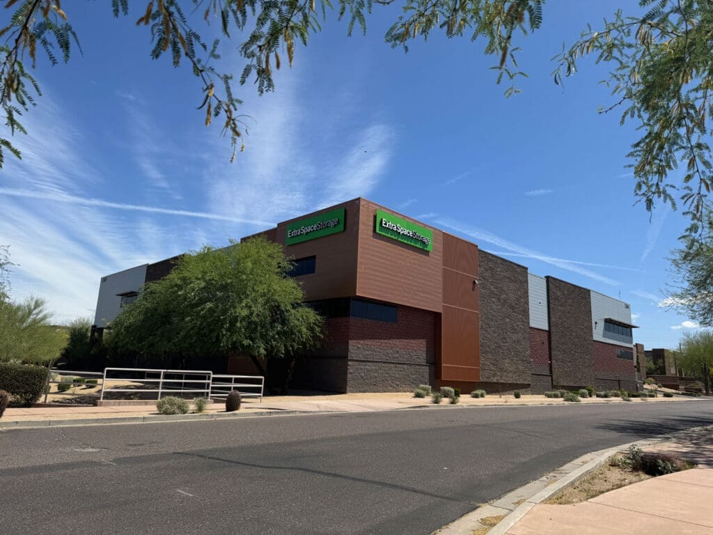 Photo of multi level modern architecture storage building